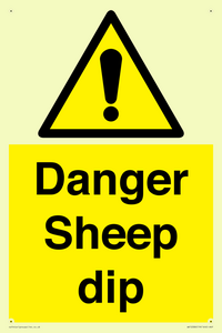 Danger Sheep dip